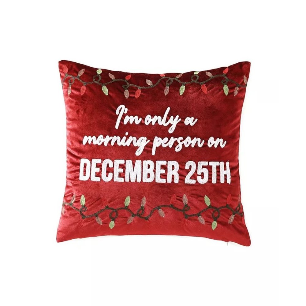 *CLOSE OUT* Lacourte Morning Person Pillow - 4759 - NEW